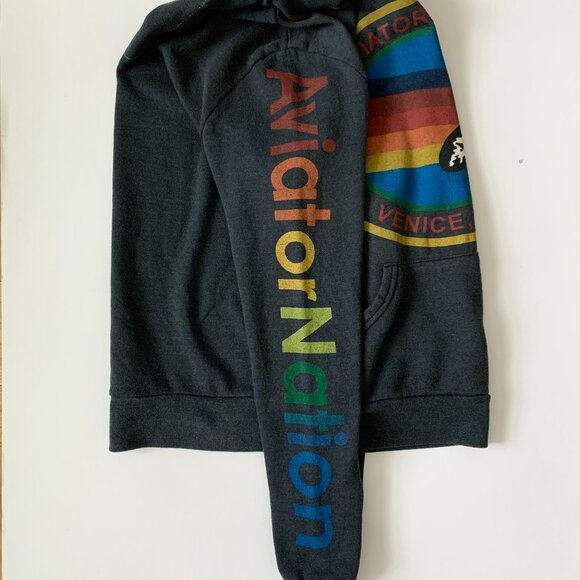 Aviator Nation Multicolor Graphic Hoodie - Picture 6 of 13